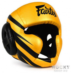 Боксерский шлем Full Face Yellow/Black Fairtex HG16