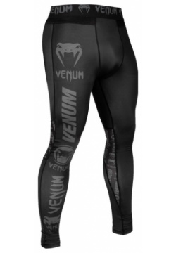 Компрессионные штаны Logos Black/Grey Venum 