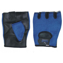 Перчатки для фитнеса Kango WGL 072 Black/Blue 