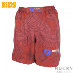 Детские шорты ММА Sport RED HERB Rusco Комфортная модель шорт для занятий и