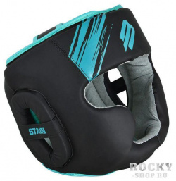 Шлем для бокса BoyBo Stain Full Face BH400 Black/Blue 