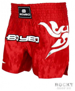 Шорты для тайского бокса Red Boybo изготовлены из