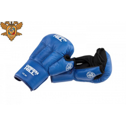 Перчатки для рукопашного боя  одобренные Федерацией РФ синие Green Hill HHG 2296 П, размер: 12oz US
