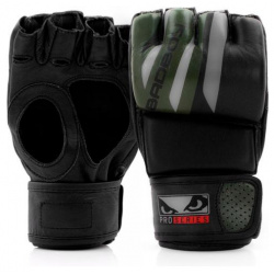 Перчатки для ММА Pro Series Advanced MMA Gloves Black/Green Bad Boy 5374_bk_gr П