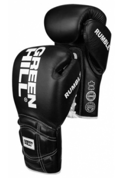 Боксерские перчатки Rumble черные  14oz Green Hill BGR 0088 21
