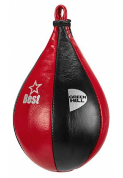 Скоростная груша BEST красно черная Green Hill SBB 10244 боксерская —
