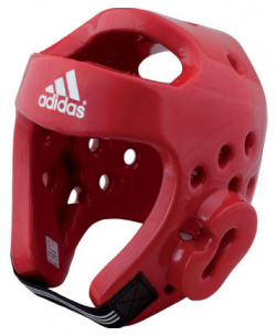 Шлем для тхэквондо Head Guard Dip Foam WTF  красный Adidas GREEN adiTHG01