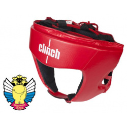 Шлем боксерский Olimp  красный Clinch C112