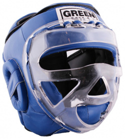 Шлем для бокса safe  Синий Green Hill HGS 4023