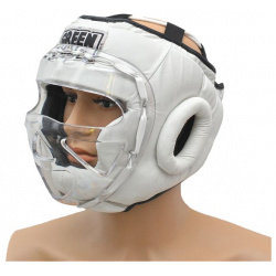 Шлем для бокса safe  Белый Green Hill HGS 4023 Материал: Натуральная кожаВиды