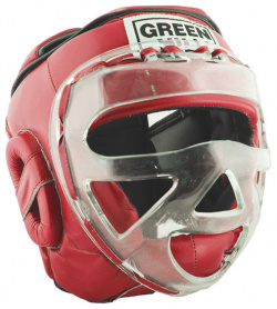 Шлем для бокса safe  Красный Green Hill HGS 4023 Материал: Натуральная кожаВиды