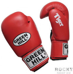 Детские перчатки боксерские tiger  8 унций Green Hill BGT 2010c Верх из 100%