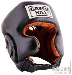 Детский боксерский шлем defence  Черный Green Hill HGD 4026