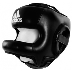 Шлем боксерский с бампером Pro Full Protection Boxing Headgear черный Adidas adiBHGF01