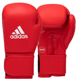 Перчатки боксерские IBA красные  10 унций Adidas adiIBAG1 Соревновательные