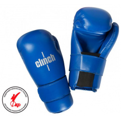 Перчатки полуконтакт Semi Contact Gloves Kick синие Clinch C524 Данная модель