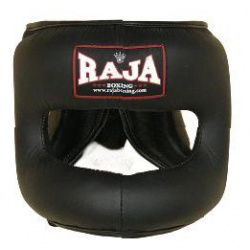 Боксёрский шлем с бампером Boxing Black  Размер XL черный Raja RHG 5