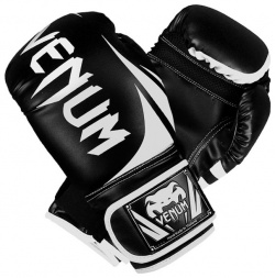 Перчатки боксерские "Challenger 2 0" Boxing Gloves  Black 10 oz Venum 0661 10oz