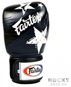 Боксерские перчатки Nation Print  синие 8 oz Fairtex BGV 1 Prints