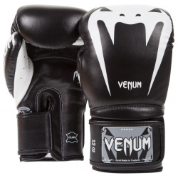 Перчатки боксерские Giant 3 0 Black Nappa Leather  10 унций Venum PSyes