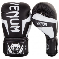 Перчатки боксерские Elite Black/White  10 унций Venum 0984 108 10oz