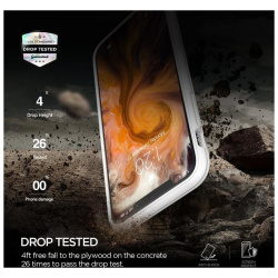 Чехол VRS Design Damda Glide Shield для iPhone 11 Pro White Purple  Black 907521