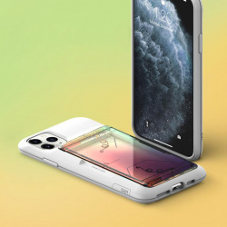 Чехол VRS Design Damda Glide Shield для iPhone 11 Pro White Yellow  Peach 907517