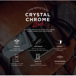 Чехол VRS Design Crystal Chrome для Galaxy S10 PLUS Black 905986
