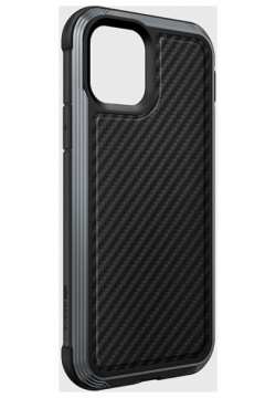 Чехол Raptic Lux для iPhone 12 mini Чёрный карбон 490207 (X Doria)