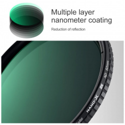 Светофильтр K&F Concept Nano X CPL ND2 32 58мм KF01 1379 При помощи гибридного