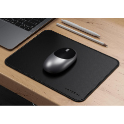 Коврик Satechi Eco Leather Mouse Pad для компьютерной мыши Чёрный ST ELMPK 