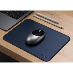 Коврик Satechi Eco Leather Mouse Pad для компьютерной мыши Синий ST ELMPB 