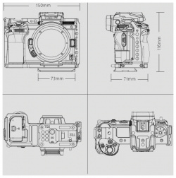Клетка Tilta Full Camera Cage для Nikon Z6/Z7 (Tilta Gray) TA T02 FCC G