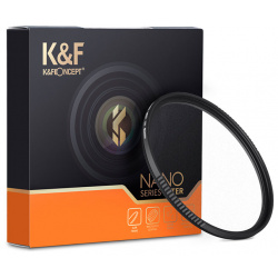 Светофильтр K&F Concept Nano X Black Diffusion 1/4 62мм KF01 1480