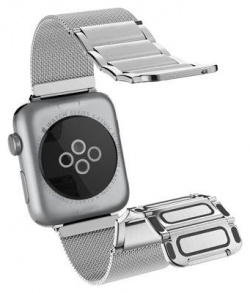 Браслет Raptic Classic Plus для Apple Watch 42/44мм Серебро 492058 (X Doria)