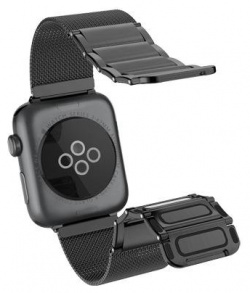 Браслет Raptic Classic Plus для Apple Watch 38/40мм Чёрный  492003 (X Doria)