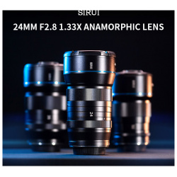 Объектив Sirui 24mm f/2 8 Anamorphic L mount SR24 Широкоугольный