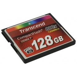 Карта памяти Transcend 800x CompactFlash Premium 128Гб TS128GCF800 П