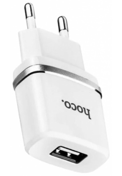 Сетевой адаптер HOCO C11 Smart Белый + кабель MicroUSB 