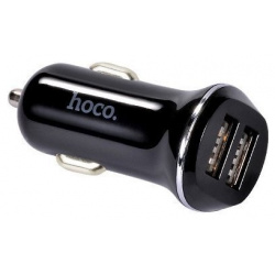 Автомобильное зарядное устройство HOCO Z1 Чёрное 