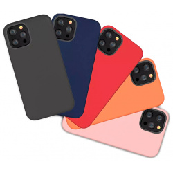 Чехол PQY Macaron для iPhone 12 Pro Max Красный Kingxbar Series 12Pro  Phone Ca