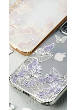 Чехол PQY Butterfly для iPhone 12 Pro Max Золотой Kingxbar IP  Series Gold