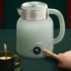 Электрический чайник Qcooker Retro Electric Kettle 1 5L Зелёный CR SH1501 G Э