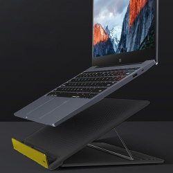 Подставка для ноутбука Baseus Lets go Mesh Серый/Жёлтый SUDD GY 