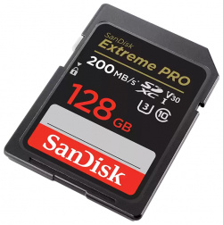 Карта памяти SanDisk Extreme Pro 128Gb SDXC UHS I U3 V30 SDSDXXD 128G GN4IN 