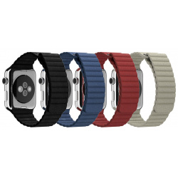 Ремешок кожаный для Apple Watch 38/40 мм Бежевый Special Case