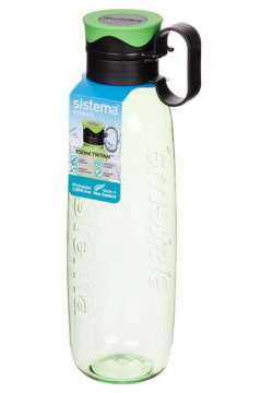Бутылка для воды с петелькой тритан 850 мл Sistema в ассортименте DMH 670 