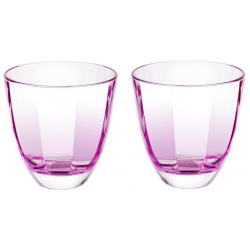 Набор стаканов 360 мл Le Stelle Monalisa 2 шт розовый DMH 1001 