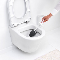 Туалетный ёршик с подставкой Brabantia MindSet белый DMH 303029