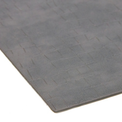 Набор салфеток сервировочных 43 х 30 см Magia Gusto Leather 4 шт серый DMH AAS PU 30011C SET